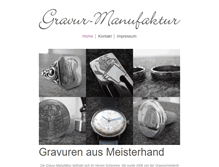 Tablet Screenshot of gravur-manufaktur.de